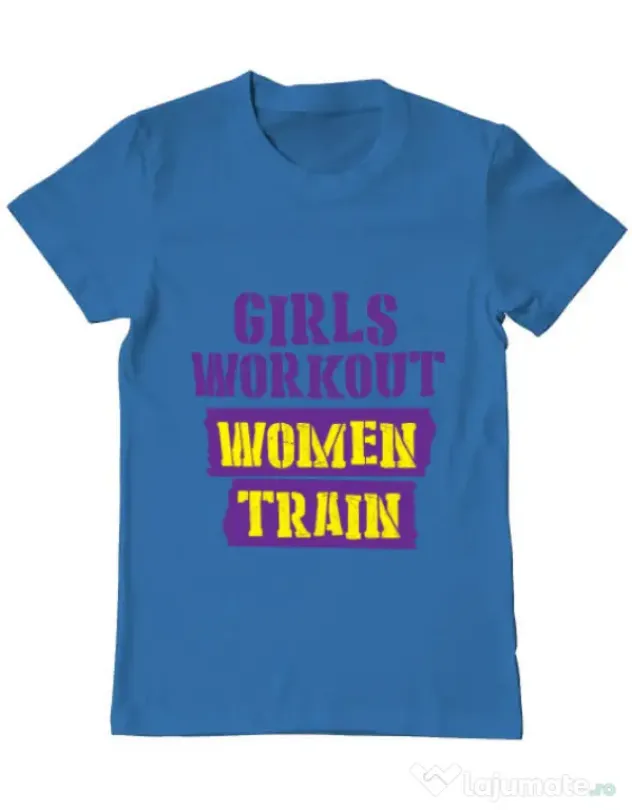 Tricou ADLER barbat Women train Albastru azuriu