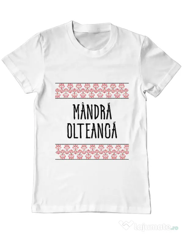 Tricou ADLER barbat Mandra olteanca Alb