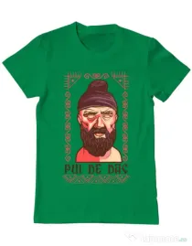 Tricou ADLER barbat Pui de dac Verde mediu
