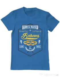 Tricou ADLER barbat Rahova Albastru azuriu