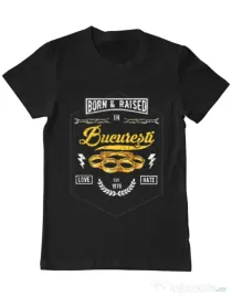 Tricou ADLER barbat Bucuresti Negru