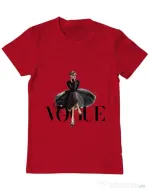 Tricou ADLER barbat Little black tutu Rosu