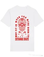 Tricou STANLEY STELLA barbat Born to stand out Alb