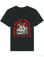 Tricou STANLEY STELLA barbat Find what you love Negru