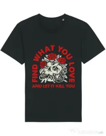 Tricou STANLEY STELLA barbat Find what you love Negru