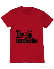 Tricou ADLER barbat The goodfucker Rosu