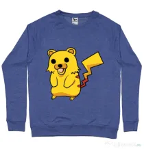 Bluza ADLER barbat Pika Pika Albastru melanj