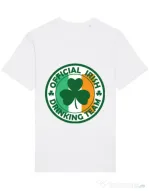 Tricou STANLEY STELLA barbat Irish Drinking Team Alb