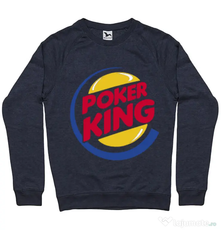 Bluza ADLER barbat Poker King Denim inchis