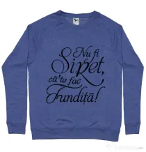 Bluza ADLER barbat Nu fi siret Albastru melanj