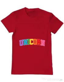Tricou ADLER barbat Unicorn Rosu