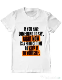 Tricou ADLER barbat Keep it to yourself Alb