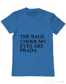 Tricou ADLER barbat Prada bags Albastru azuriu