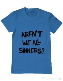 Tricou ADLER barbat Sinners Albastru azuriu