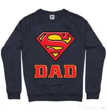 Bluza ADLER barbat Super Dad Denim inchis