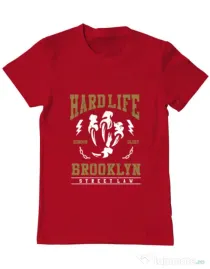 Tricou ADLER barbat Hard Life Rosu