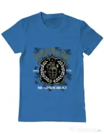 Tricou ADLER barbat Grenade Albastru azuriu