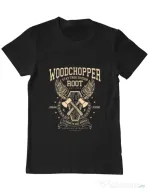 Tricou ADLER barbat Woodchopper Negru