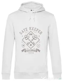 Hoodie barbat cu gluga Gate Keeper Alb