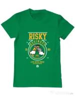 Tricou ADLER barbat Risky Business Verde mediu