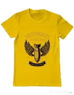 Tricou ADLER barbat Dropbombs Galben