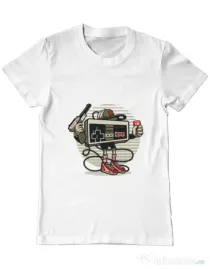 Tricou ADLER barbat Let's Play Alb