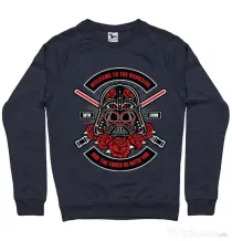 Bluza ADLER barbat Darth Vader Sugar Skull Denim inchis