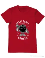 Tricou ADLER barbat Basketball Bomber Rosu