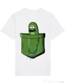Tricou STANLEY STELLA barbat Pocket Pickle Alb