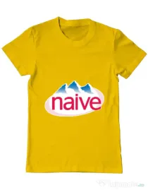 Tricou ADLER barbat Naive Galben