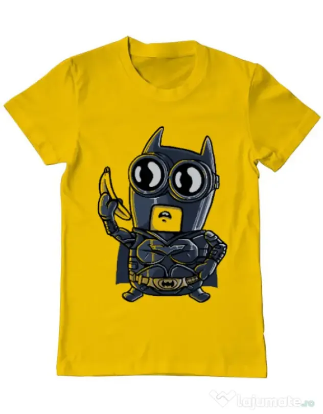 Tricou ADLER barbat Bat minion Galben