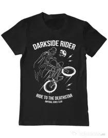 Tricou ADLER barbat Darkside rider Negru
