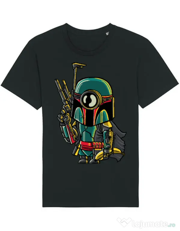 Tricou STANLEY STELLA barbat Minion Boba Fett Negru