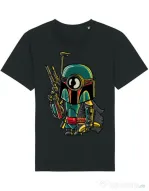 Tricou STANLEY STELLA barbat Minion Boba Fett Negru