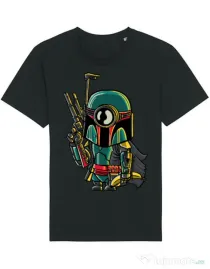 Tricou STANLEY STELLA barbat Minion Boba Fett Negru