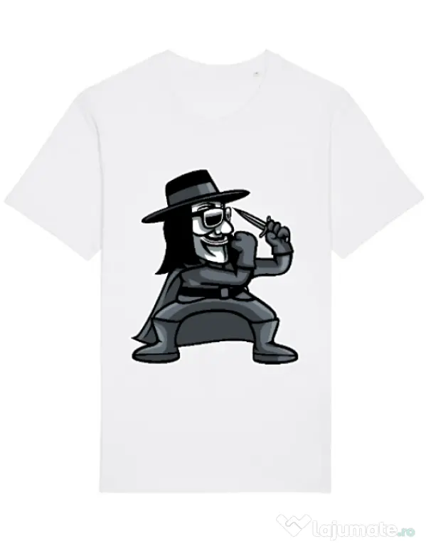 Tricou STANLEY STELLA barbat Fighting Vendetta Alb