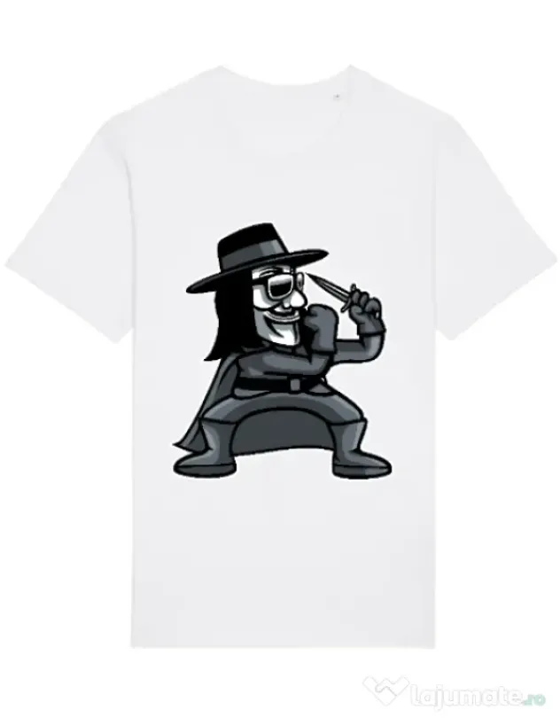 Tricou STANLEY STELLA barbat Fighting Vendetta Alb