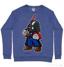Bluza ADLER barbat Darth plumber Albastru melanj