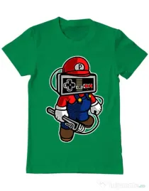 Tricou ADLER barbat Player head Verde mediu