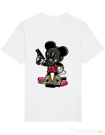 Tricou STANLEY STELLA barbat Gangsta Mouse Alb