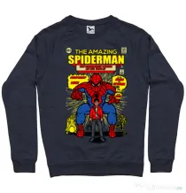 Bluza ADLER barbat The Amazing Spiderman Denim inchis