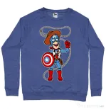 Bluza ADLER barbat Captain Woody Albastru melanj