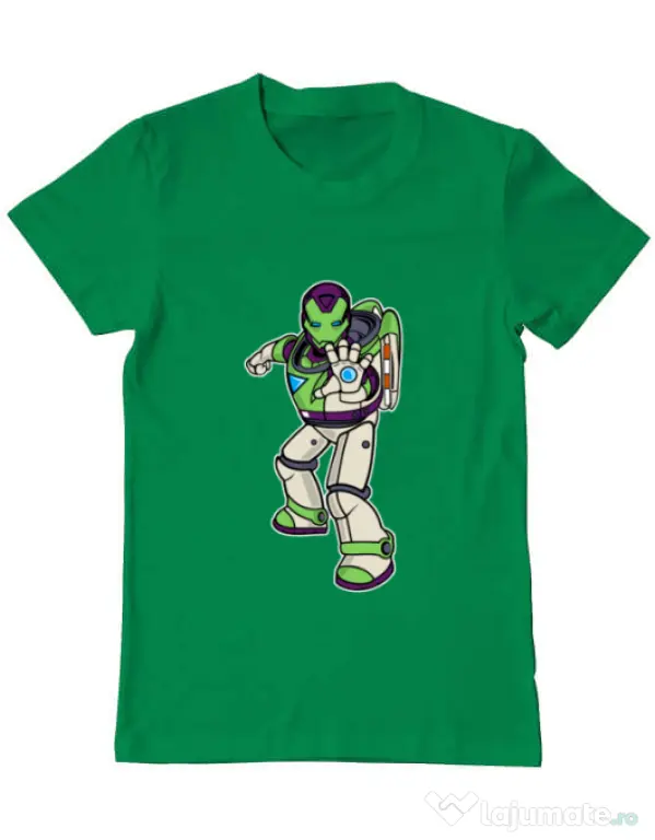 Tricou ADLER barbat Iron Buzz Verde mediu