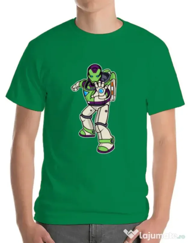 Tricou ADLER barbat Iron Buzz Verde mediu