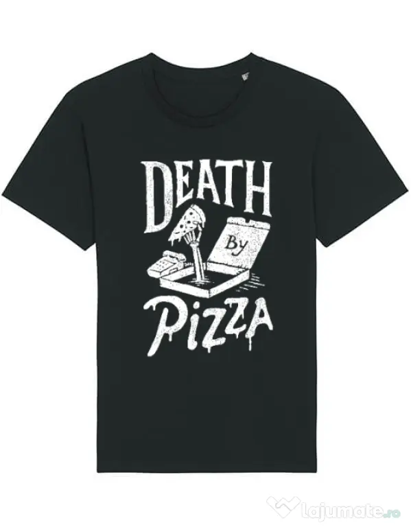 Tricou STANLEY STELLA barbat Death By Pizza Negru