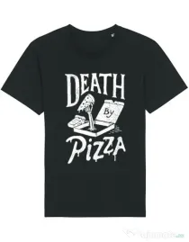 Tricou STANLEY STELLA barbat Death By Pizza Negru