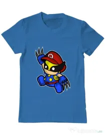 Tricou ADLER barbat Mario Wolverine Albastru azuriu