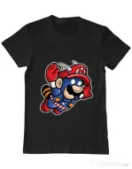 Tricou ADLER barbat Captain Mario Negru