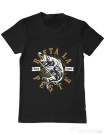 Tricou ADLER barbat Bafta la peste Negru