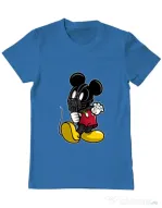Tricou ADLER barbat Mickey Bane Albastru azuriu